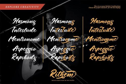 Rithem Brush Script Font 7