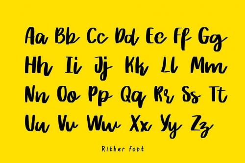 Rither Script Font Free 1