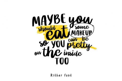 Rither Script Font Free 5
