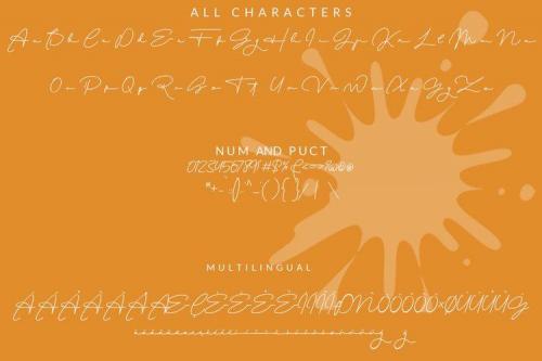 Romalin Heart Signature Font 5