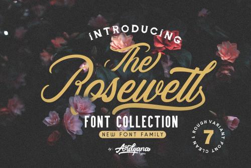 Rosewell Script Font 1