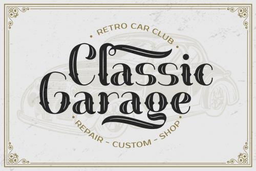 Royal Queen Vintage Display Font 2