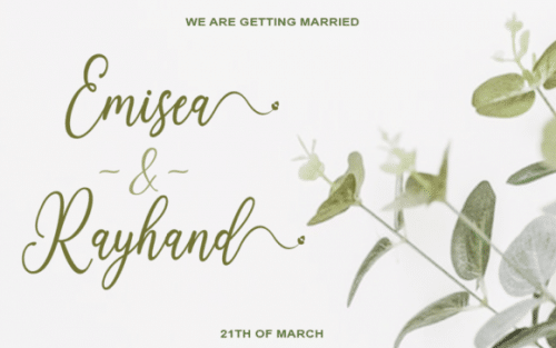 Royallisa Calligraphy Font 4 (1)