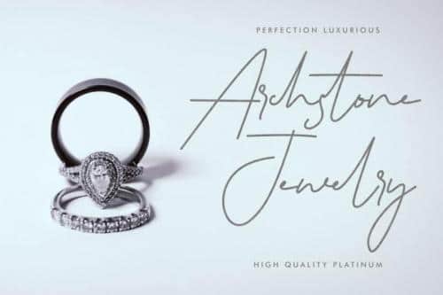 Rutinitas Signature Script Font 2