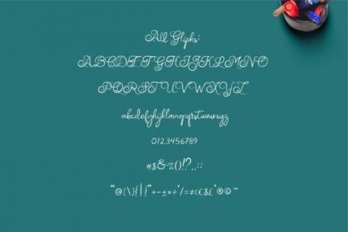 Samball Script Font 6
