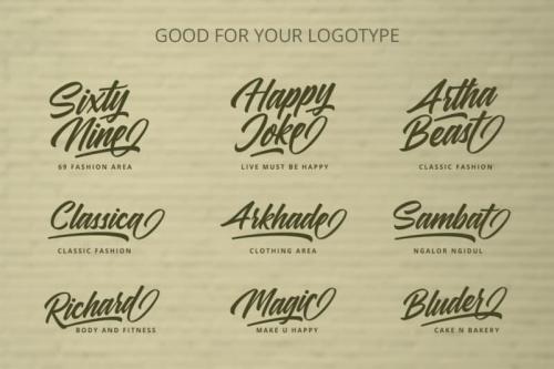 Samble Trice Brush Font 3