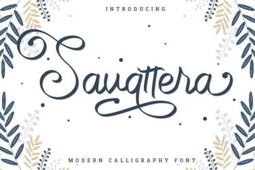 Savattera Handwritten Font