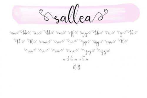 Sellea Modern Calligraphy Font 2