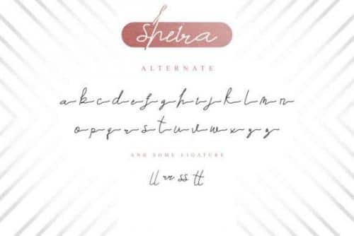 Sheira Font 10
