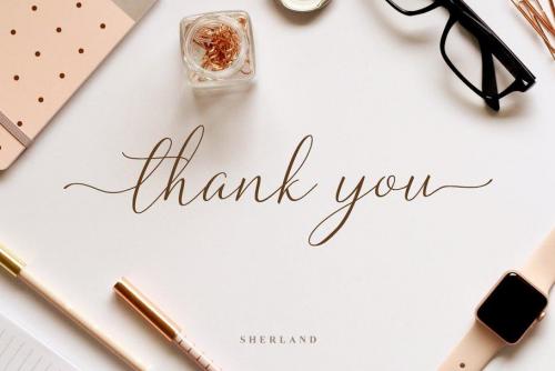 Sherland Handwritten Font 16