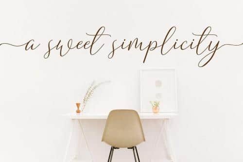 Sherland Handwritten Font 9