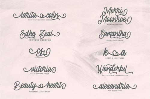 Sherly Shane Script Font 3