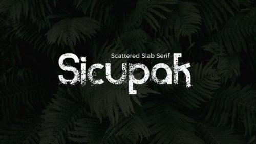 Sicupak Display Font