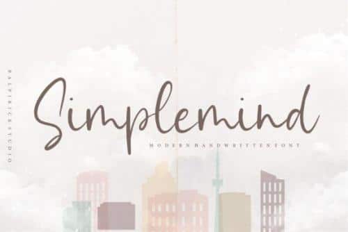 Simplemind Handwritten Font 1
