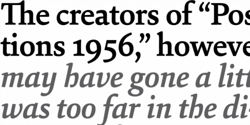 Sina Nova Font Family 5