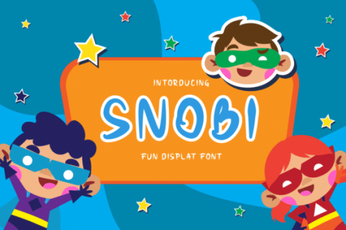 Snobi Display Font 1