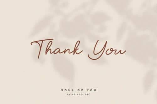 Soul Of You Font 10