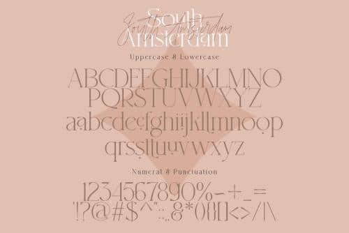South Amsterdam Font 19
