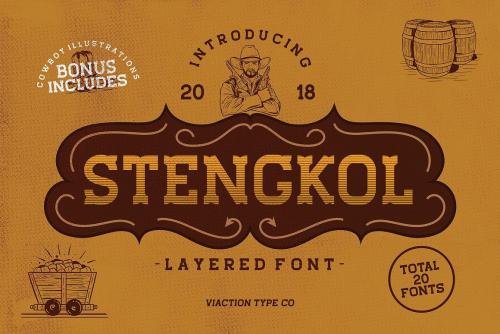 Stengkol Font Family 1