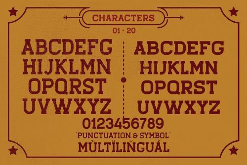 Stengkol Font Family 7