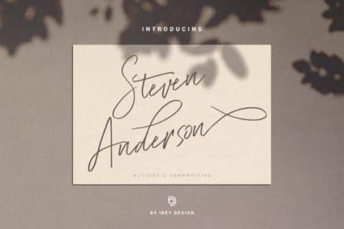 Steven Anderson Font