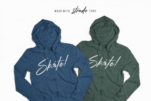 Strude Script Font 14