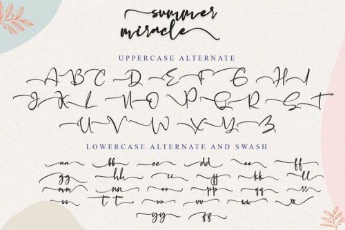 Summer Miracle Handwritten Font 8