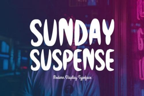 Sunday Suspense Display Font