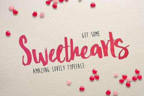 Sweat Hearts BV Font