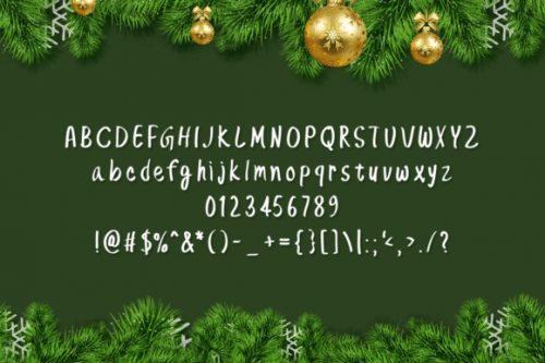 Sweet Christmas Font 4