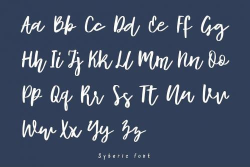 Syberic Script Font 2