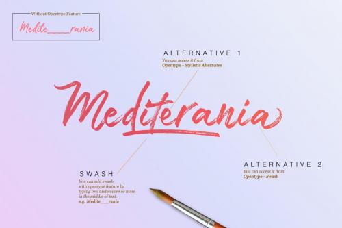 TakeEasy Brush Font  3