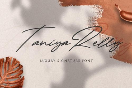 Taniya Relly Luxury Signature Font 1