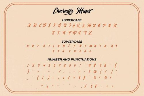 The Anthelope Retro Script Font 11