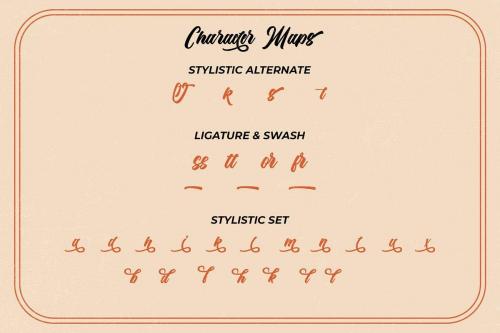 The Anthelope Retro Script Font 12