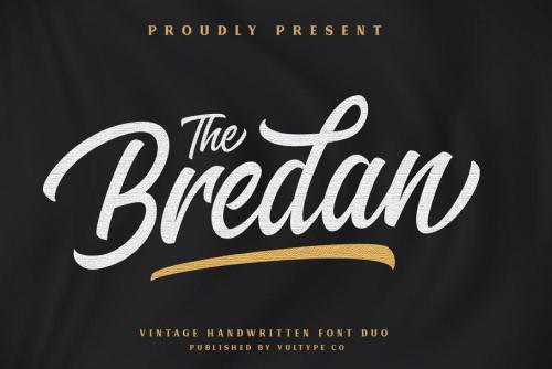 The Bredan Script Font 1
