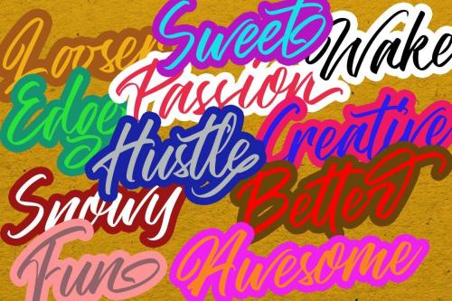 The Hamburg Script Font 17