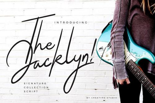 The Jacklyn Signature Font 1