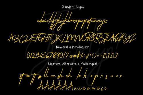 The Jacklyn Signature Font 7