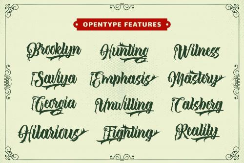 The Lastring Tattoo Script Font  13