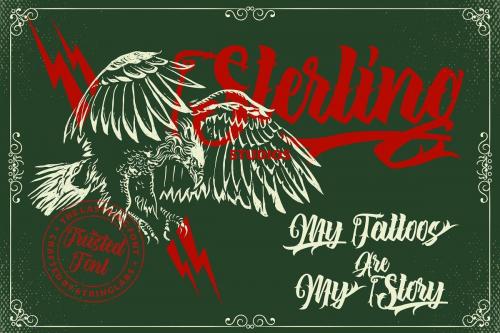 The Lastring Tattoo Script Font  4
