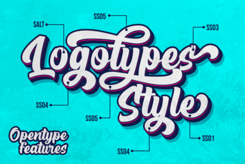 The Rughton Bold Script Font  2