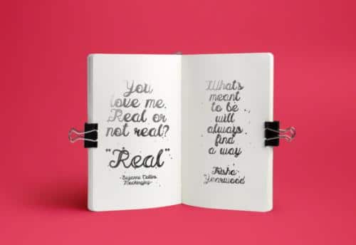 The Secret Love Font 4