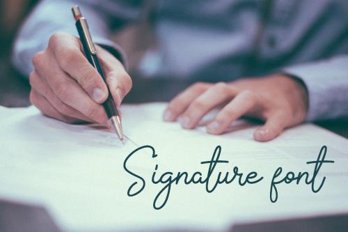 The Signate Font 2