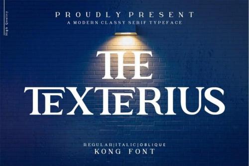 The Texterius Serif Font