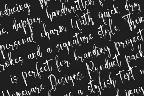 Themify Brush Script Font 3