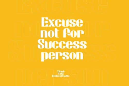 Think Sans Serif Typeface 5