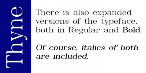 Thyne Serif Font 1
