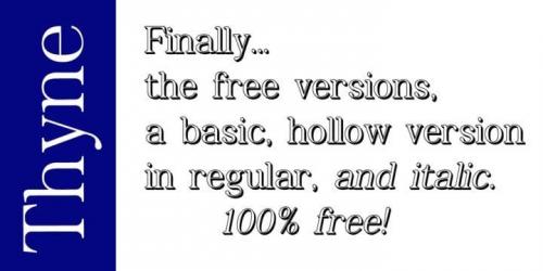 Thyne Serif Font 2