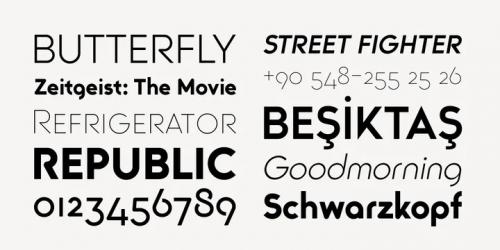 Trakya Sans Serif Font 5